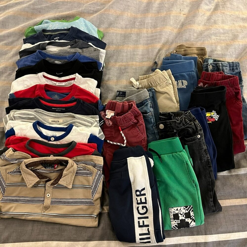 Boys 4-5 YRS Clothes Surprise 24 Pcs Bundle